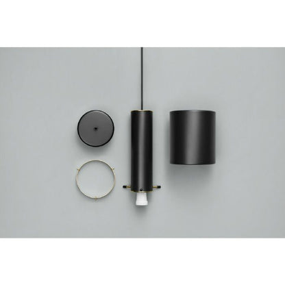 Artek/A110 Pendant Lamp “Hand Grenade“/A110 ペンダント 手榴弾/スチール/ブラック塗装/ブラスメッキ 【納期】約3～4週間（メーカー欠品時を除く）