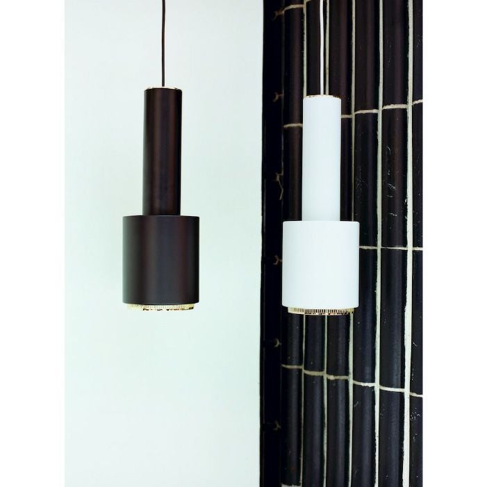 Artek/A110 Pendant Lamp “Hand Grenade“/A110 ペンダント 手榴弾/スチール/ホワイト塗装/ブラスメッキ 【納期】約3～4週間（メーカー欠品時を除く）