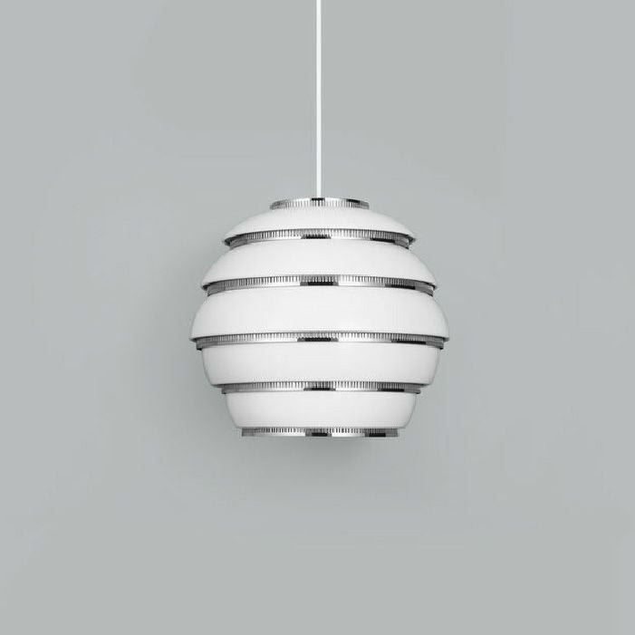 Artek/A331 Pendant Lamp “Beehive“ /A331 ペンダント ビーハイブ/アルミニウム/ホワイト塗装/クロームメッキ 【納期】約3～4週間（メーカー欠品時を除く）
