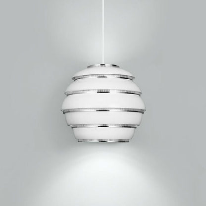 Artek/A331 Pendant Lamp “Beehive“ /A331 ペンダント ビーハイブ/アルミニウム/ホワイト塗装/クロームメッキ 【納期】約3～4週間（メーカー欠品時を除く）