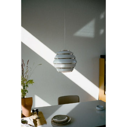 Artek/A331 Pendant Lamp “Beehive“ /A331 ペンダント ビーハイブ/アルミニウム/ホワイト塗装/クロームメッキ 【納期】約3～4週間（メーカー欠品時を除く）
