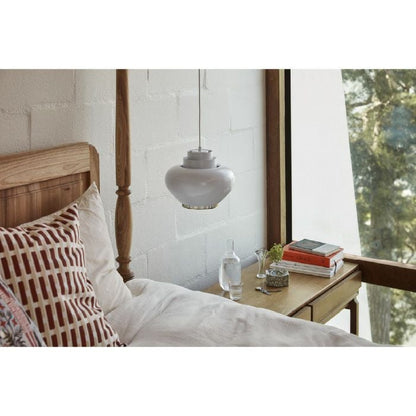 Artek/A333 Pendant Lamp “Turnip“/A333 ペンダント カブ/スチール/ホワイト塗装/ブラスメッキ 【納期】約3～4週間（メーカー欠品時を除く）