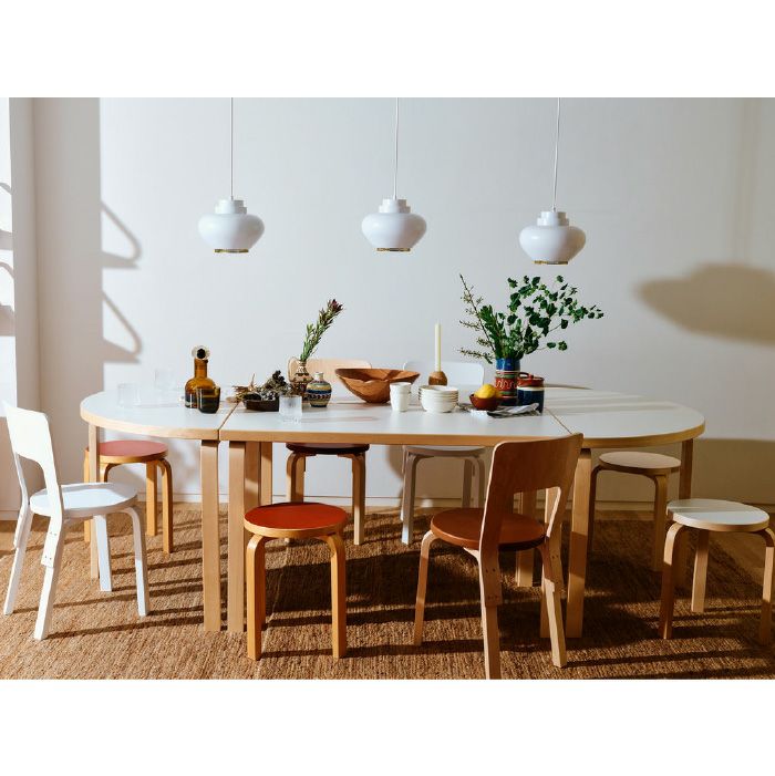 Artek/A333 Pendant Lamp “Turnip“/A333 ペンダント カブ/スチール/ホワイト塗装/ブラスメッキ 【納期】約3～4週間（メーカー欠品時を除く）