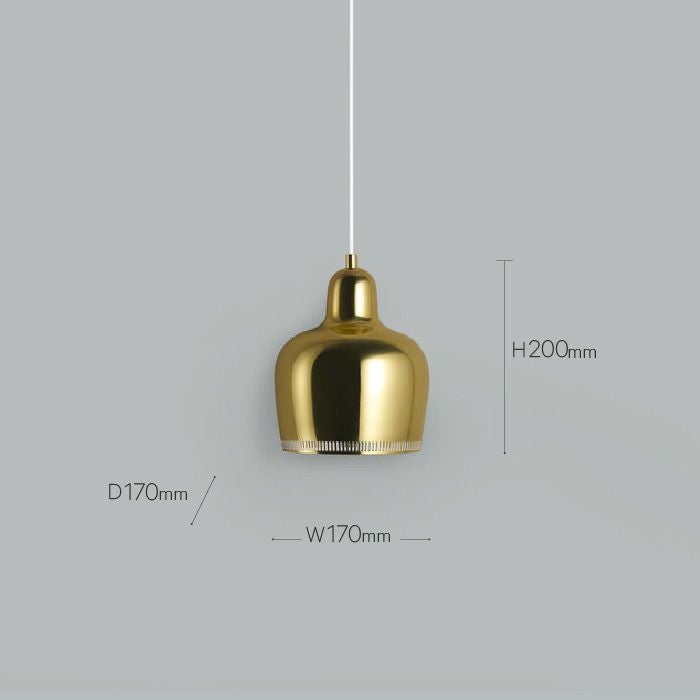 Artek（アルテック）/A330S Pendant Lamp "Golden Bell"/A330S ペンダント ゴールデンベル/真鍮/無塗装（磨き） 【納期】約3～4週間（メーカー欠品時を除く）