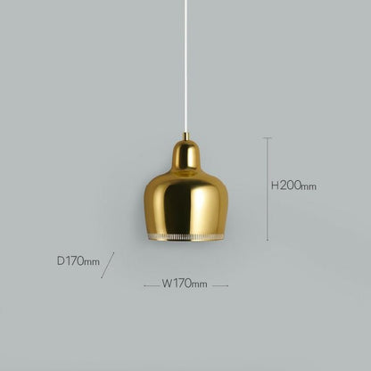 Artek（アルテック）/A330S Pendant Lamp "Golden Bell"/A330S ペンダント ゴールデンベル/真鍮/クリア塗装 【納期】約3～4週間（メーカー欠品時を除く）