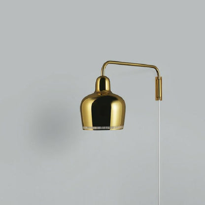 Artek/A330S Wall Lamp "Golden Bell"/A330S ウォールランプ ゴールデンベル/真鍮/クリア塗装 【納期】約3～4週間（メーカー欠品時を除く）