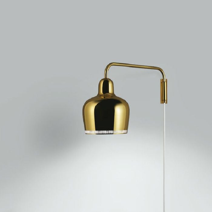 Artek/A330S Wall Lamp "Golden Bell"/A330S ウォールランプ ゴールデンベル/真鍮/クリア塗装 【納期】約3～4週間（メーカー欠品時を除く）