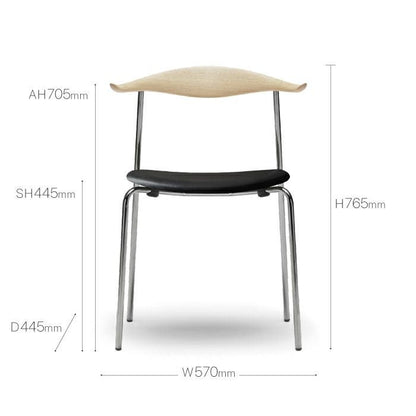 CARL HANSEN & SON（カールハンセン&サン）/CH88P/チェア/オーク材/ソープ仕上げ/Thor301/ステンレス脚 【納期】約3～4週間（メーカー欠品時を除く）