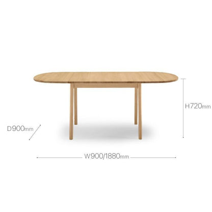 CARL HANSEN & SON（カールハンセン&サン）/CH002/ダイニングテーブル/オーク材/オイル仕上げ 【納期】約3～4週間（メーカー欠品時を除く）