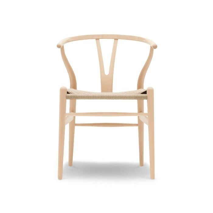 【カールハンセン別注Kvadratクッションプレゼント】CARL HANSEN & SON（カールハンセン&サン）/CH24/Yチェア（ワイチェア）/ビーチ材/ソープ仕上げ/ナチュラルペーパーコード 傷防止フェルト付