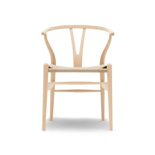 【カールハンセン別注Kvadratクッションプレゼント】CARL HANSEN & SON（カールハンセン&サン）/CH24/Yチェア（ワイチェア）/ビーチ材/ソープ仕上げ/ナチュラルペーパーコード 傷防止フェルト付