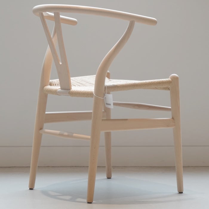 【カールハンセン別注Kvadratクッションプレゼント】CARL HANSEN & SON（カールハンセン&サン）/CH24/Yチェア（ワイチェア）/ビーチ材/ソープ仕上げ/ナチュラルペーパーコード 傷防止フェルト付