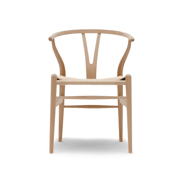 【カールハンセン別注Kvadratクッションプレゼント】CARL HANSEN & SON（カールハンセン&サン）/CH24/Yチェア（ワイチェア）/ビーチ材/オイル仕上げ/ナチュラルペーパーコード  傷防止フェルト付