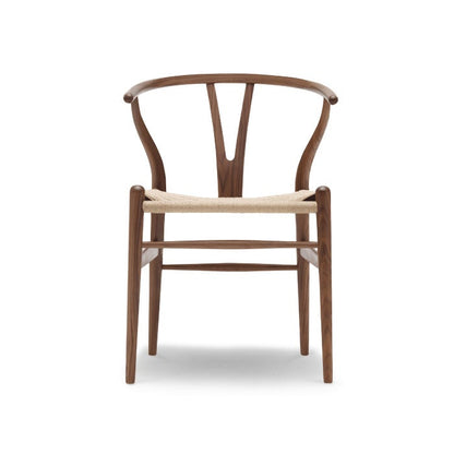 【カールハンセン別注Kvadratクッションプレゼント】CARL HANSEN & SON（カールハンセン&サン）/CH24/Yチェア（ワイチェア）/ウォールナット材/オイル仕上げ/ナチュラルペーパーコード 傷防止フェルト付