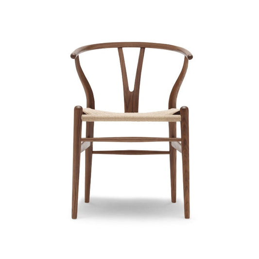 【カールハンセン別注Kvadratクッションプレゼント】CARL HANSEN & SON（カールハンセン&サン）/CH24/Yチェア（ワイチェア）/ウォールナット材/オイル仕上げ/ナチュラルペーパーコード 傷防止フェルト付