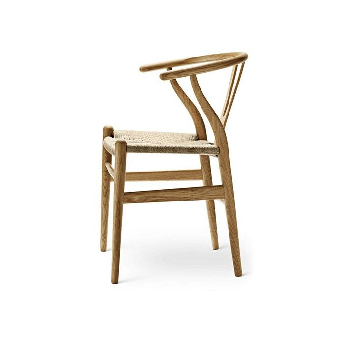 【カールハンセン別注Kvadratクッションプレゼント】CARL HANSEN & SON（カールハンセン&サン）/CH24/Yチェア（ワイチェア）/オーク材/オイル仕上げ/ナチュラルペーパーコード 傷防止フェルト付