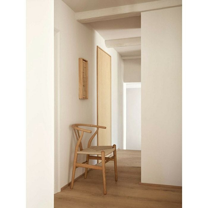 【カールハンセン別注Kvadratクッションプレゼント】CARL HANSEN & SON（カールハンセン&サン）/CH24/Yチェア（ワイチェア）/オーク材/オイル仕上げ/ナチュラルペーパーコード 傷防止フェルト付