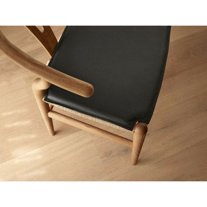 CARL HANSEN & SON（カールハンセン&サン） CU CH24 Yチェア（ワイチェア）専用 レザークッション Loke7150 ブラック