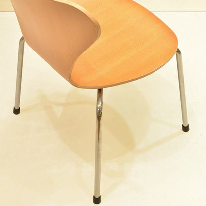 【店頭在庫品】FRITZ HANSEN（フリッツハンセン）/セブンチェア/子供用チェア/オレゴンパイン/ナチュラルウッド/クローム脚く