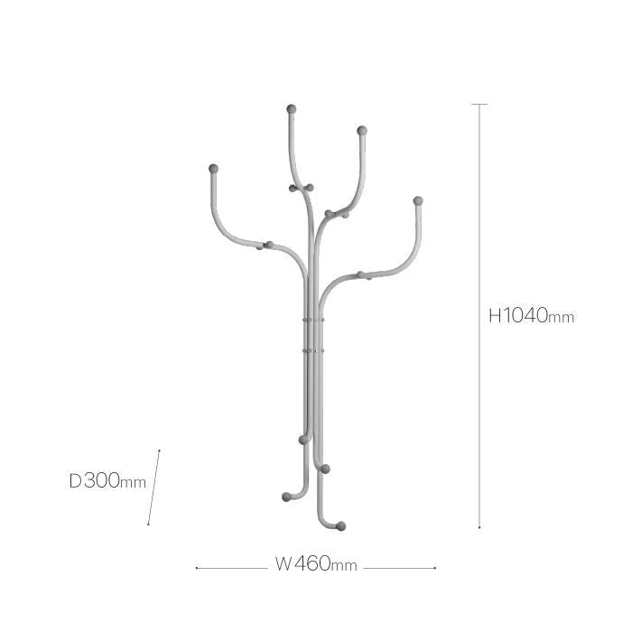 FRITZ HANSEN（フリッツハンセン）/COAT TREE WALL/コートツリーウォール/ライトグレー 【納期】約3～4週間（メーカー欠品時を除く）