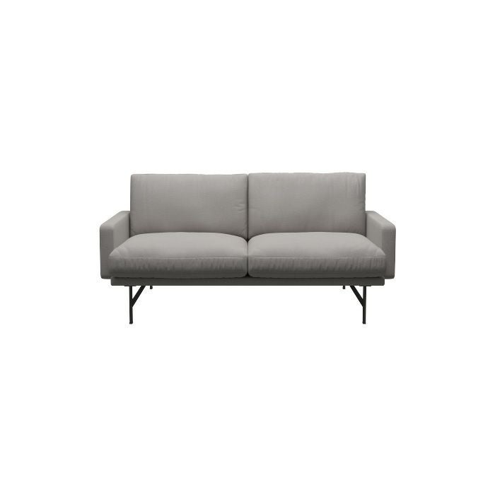 FRITZ HANSEN（フリッツハンセン）/リッソーニソファ/PL112S スモール2シーター/本体：布ベージュ（1121）/ブラウンブロンズ脚 【納期】約3～4週間（メーカー欠品時を除く）