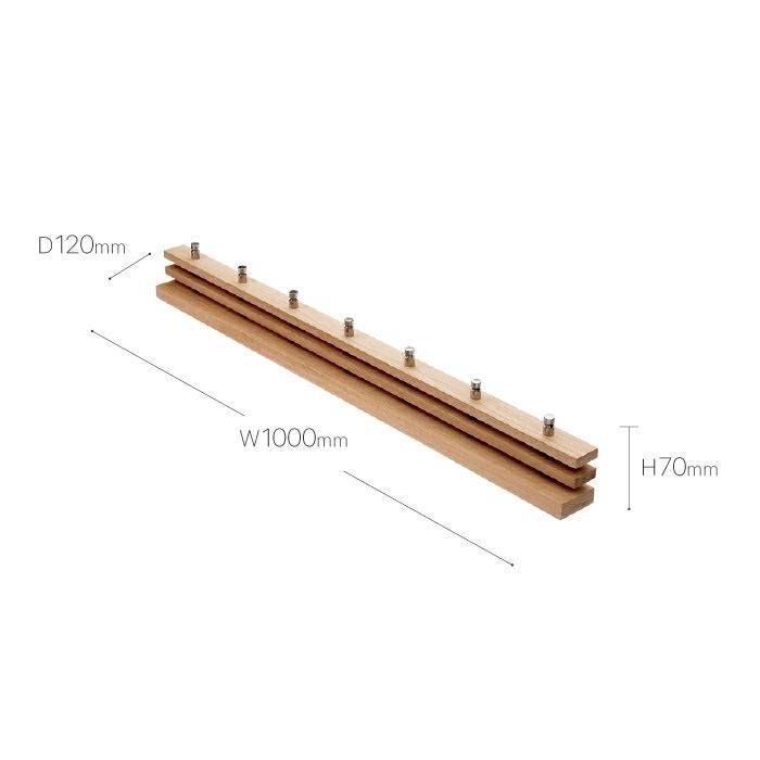 SKAGERAK（スカゲラック）/Cutter Coat Rack（カッター コートラック）/オーク材/幅100cm 【納期】ご注文後確認