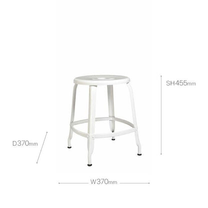 Chaises Nicolle（シェーズ・ニコル）/ニコル・チェア/ニコル H45 スツール/ホワイト/SH455 【納期】ご注文後確認