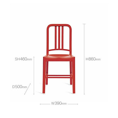 EMECO（エメコ）/エメコ・チェア/111ネイビーチェア/レッド/SH460 【納期】ご注文後確認