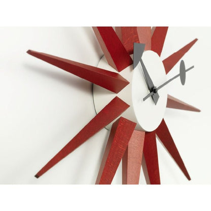 Vitra（ヴィトラ）/Wall Clocks/Sunburst Clock/ウォールクロック サンバースト クロック/レッド 【納期】約3～4週間（メーカー欠品時を除く）