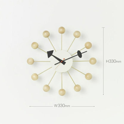 Vitra（ヴィトラ）/Wall Clocks/Ball Clock/ボールクロック/ビーチ 【納期】約3～4週間（メーカー欠品時を除く）