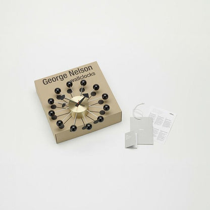 Vitra（ヴィトラ）/Wall Clocks/Ball Clock/ボールクロック/ブラック 【納期】約3～4週間（メーカー欠品時を除く）