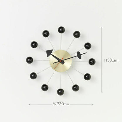 Vitra（ヴィトラ）/Wall Clocks/Ball Clock/ボールクロック/ブラック 【納期】約3～4週間（メーカー欠品時を除く）
