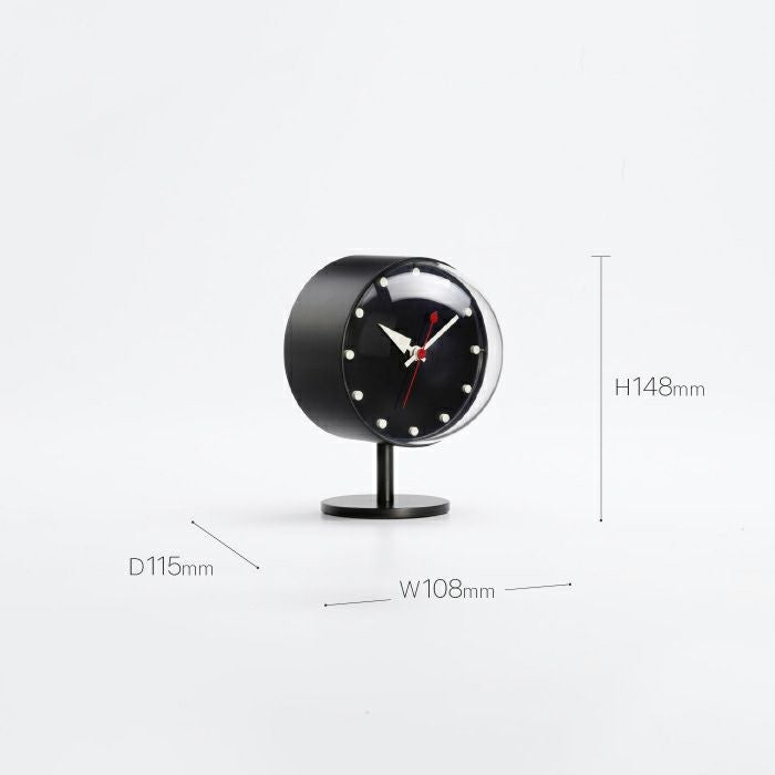 Vitra（ヴィトラ）/Desk Clocks/Night Clock/ナイトクロック/ブラック 【納期】約3～4週間（メーカー欠品時を除く）