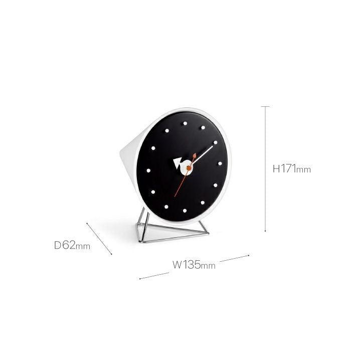 Vitra（ヴィトラ）/Desk Clocks/Cone Clock/コーンベースクロック 【納期】約3～4週間（メーカー欠品時を除く）