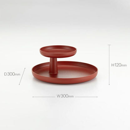 Vitra（ヴィトラ）/Rotary Tray/ロータリートレー/ダークブリック 【納期】約3～4週間（メーカー欠品時を除く）