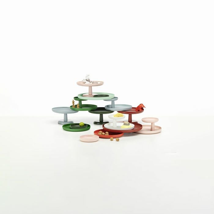 Vitra（ヴィトラ）/Rotary Tray/ロータリートレー/ポピーレッド 【納期】約3～4週間（メーカー欠品時を除く）
