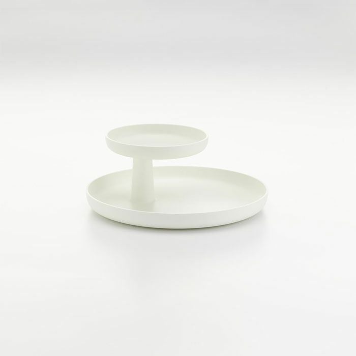Vitra（ヴィトラ）/Rotary Tray/ロータリートレー/ホワイト 【納期】約3～4週間（メーカー欠品時を除く）