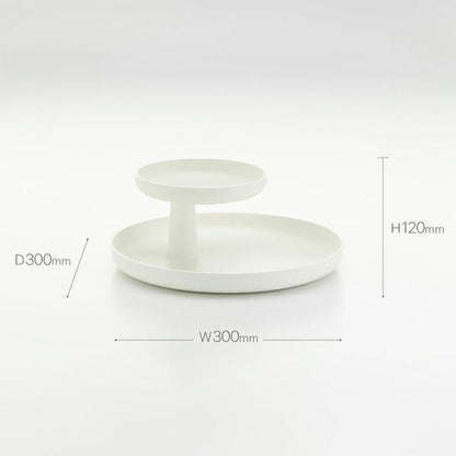 Vitra（ヴィトラ）/Rotary Tray/ロータリートレー/ホワイト 【納期】約3～4週間（メーカー欠品時を除く）