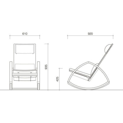 匠工芸/グラスホッパー/ロッキングチェア/メープル/ウレタンクリア塗装/合成皮革 【納期】ご注文後確認