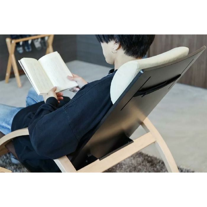 匠工芸/グラスホッパー/ロッキングチェア/メープル/ウレタンクリア塗装/合成皮革 【納期】ご注文後確認
