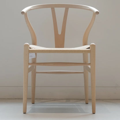 【カールハンセン別注Kvadratクッションプレゼント】CARL HANSEN & SON（カールハンセン&サン）/CH24/Yチェア（ワイチェア）/ビーチ材/ソープ仕上げ/ナチュラルペーパーコード/SH43 傷防止フェルト付