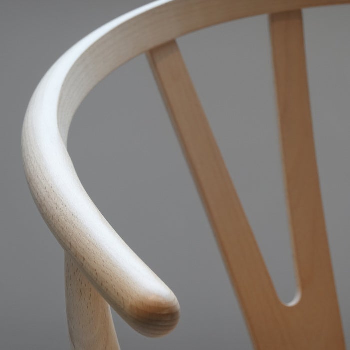 【カールハンセン別注Kvadratクッションプレゼント】CARL HANSEN & SON（カールハンセン&サン）/CH24/Yチェア（ワイチェア）/ビーチ材/ソープ仕上げ/ナチュラルペーパーコード/SH43 傷防止フェルト付