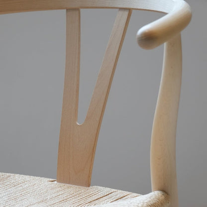 【カールハンセン別注Kvadratクッションプレゼント】CARL HANSEN & SON（カールハンセン&サン）/CH24/Yチェア（ワイチェア）/ビーチ材/ソープ仕上げ/ナチュラルペーパーコード/SH43 傷防止フェルト付