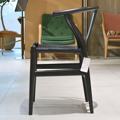 CARL HANSEN & SON（カールハンセン&サン）/CH24/Yチェア/オーク材/ブラック塗装（CHS soft）/ブラックペーパーコード （約7～8か月（受注生産品）