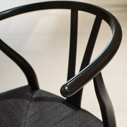 CARL HANSEN & SON（カールハンセン&サン）/CH24/Yチェア/オーク材/ブラック塗装（CHS soft）/ブラックペーパーコード （約7～8か月（受注生産品）