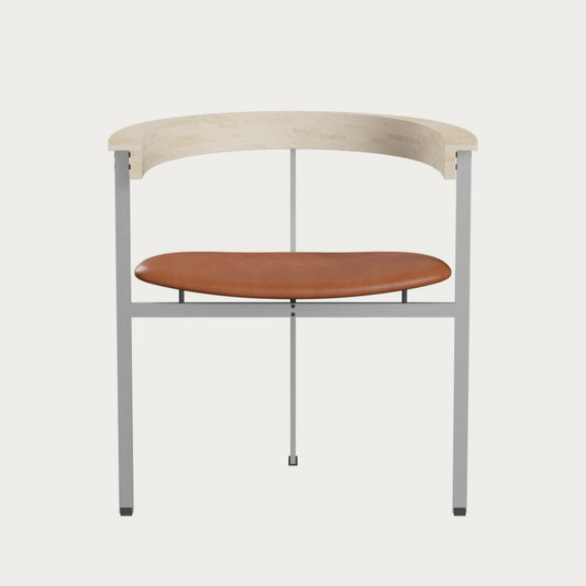 FRITZ HANSEN（フリッツハンセン）/PK11/アームチェア/ラッカー仕上げ無垢材 / アッシュ/グレースレザー / ウォルナット【納期】ご注文後確認