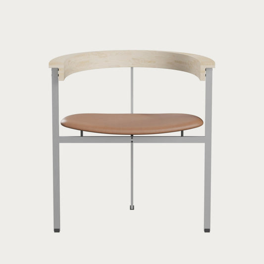 FRITZ HANSEN（フリッツハンセン）/PK11/アームチェア/ラッカー仕上げ無垢材 / アッシュ/ラスティックレザー / ラスティックレザー【納期】ご注文後確認