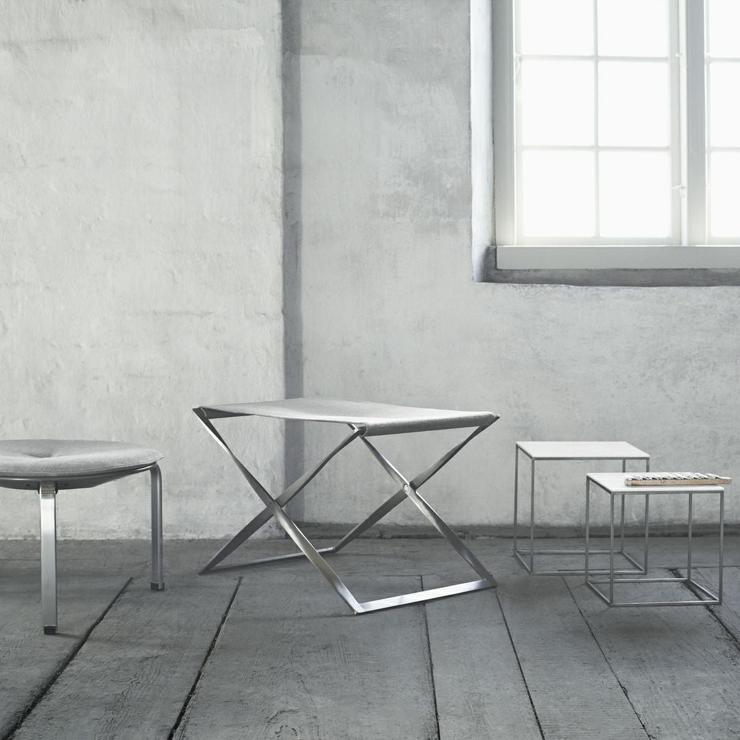 FRITZ HANSEN（フリッツハンセン）/PK71/ネストテーブル（3ピース）/アクリル / ブラック/ベース: Steel / スプリングスチール, サテン仕上げ - マット【納期】ご注文後確認