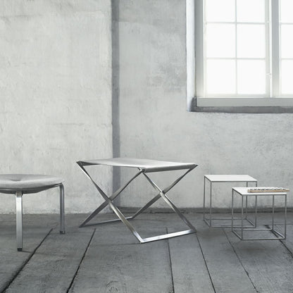 FRITZ HANSEN（フリッツハンセン）/PK71/ネストテーブル（3ピース）/アクリル / ブラック/ベース: Steel / スプリングスチール, サテン仕上げ - マット【納期】ご注文後確認
