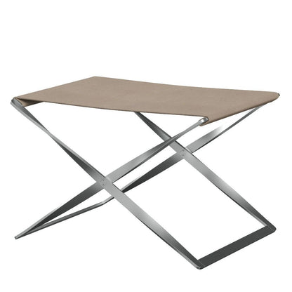 FRITZ HANSEN（フリッツハンセン）/PK91/フォールディングスツール/Canvas / ナチュラル/ベース: Steel / スプリングスチール, サテン仕上げ - マット【納期】ご注文後確認